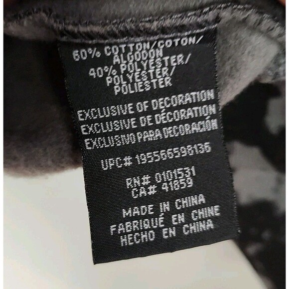 Marvel Black Panther Hoodie Men's Size M Gray/Black Tie Dye Graphic Print Hooded - Picture 9 of 10